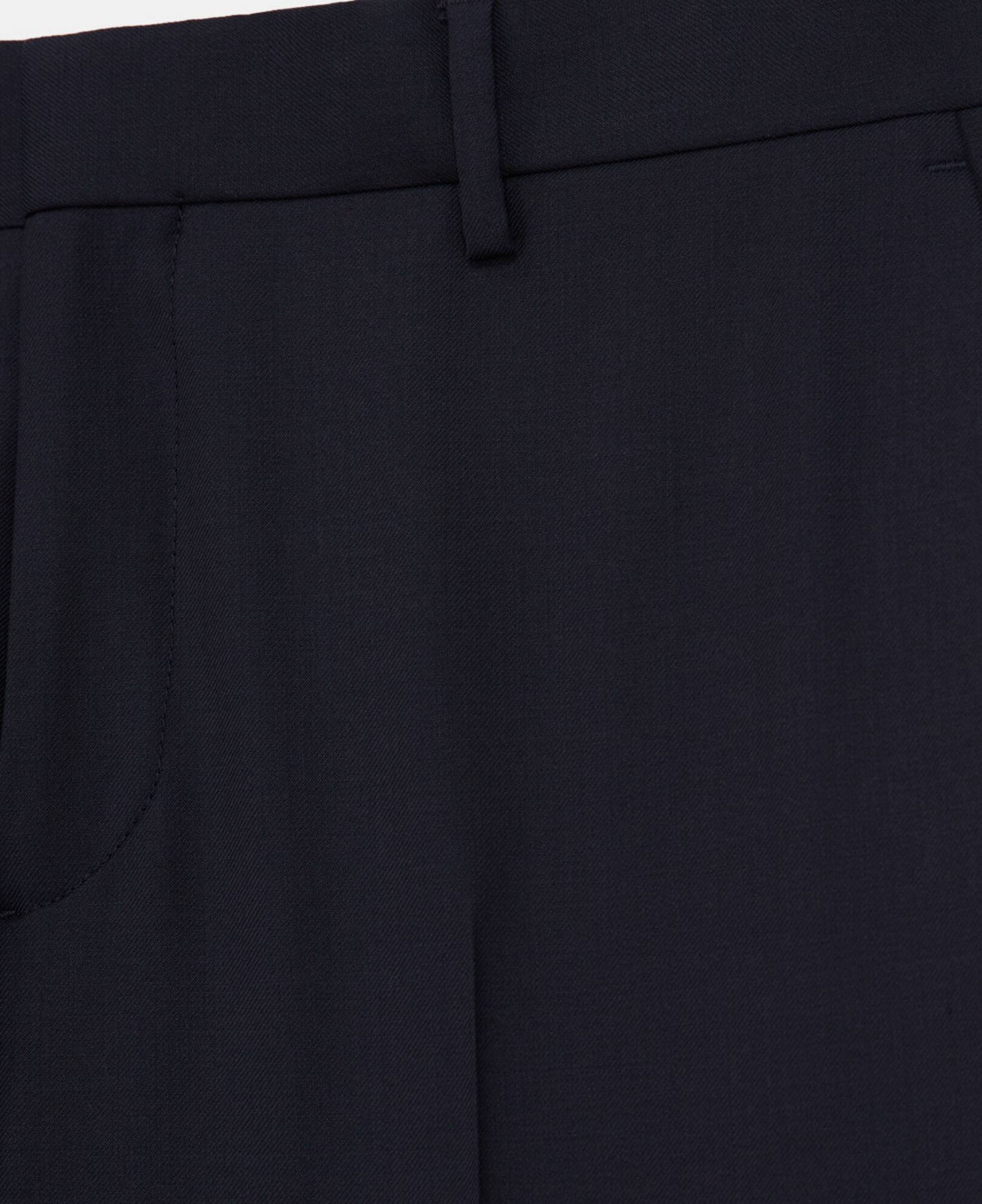 The Kooples MEN DARK NAVY navy blue wool suit pants slim fit