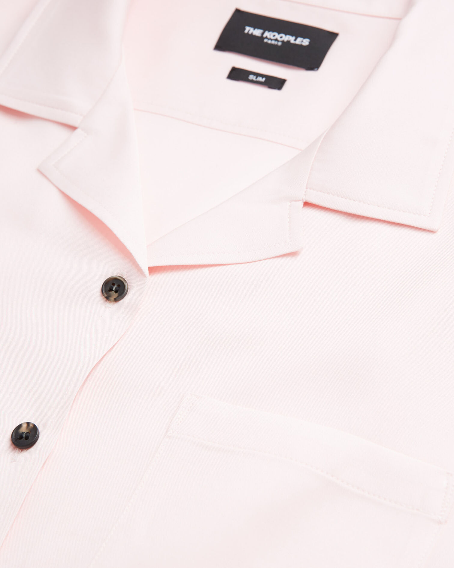 Camisa oversize rosa tencel abotonada, PINK, hi-res image number null