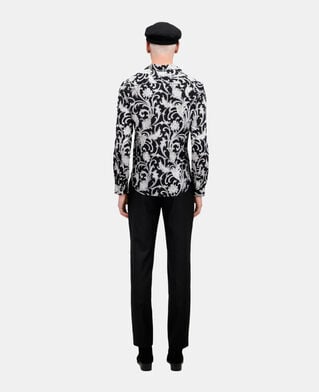 The Kooples MEN BLACK WHITE printed shirt