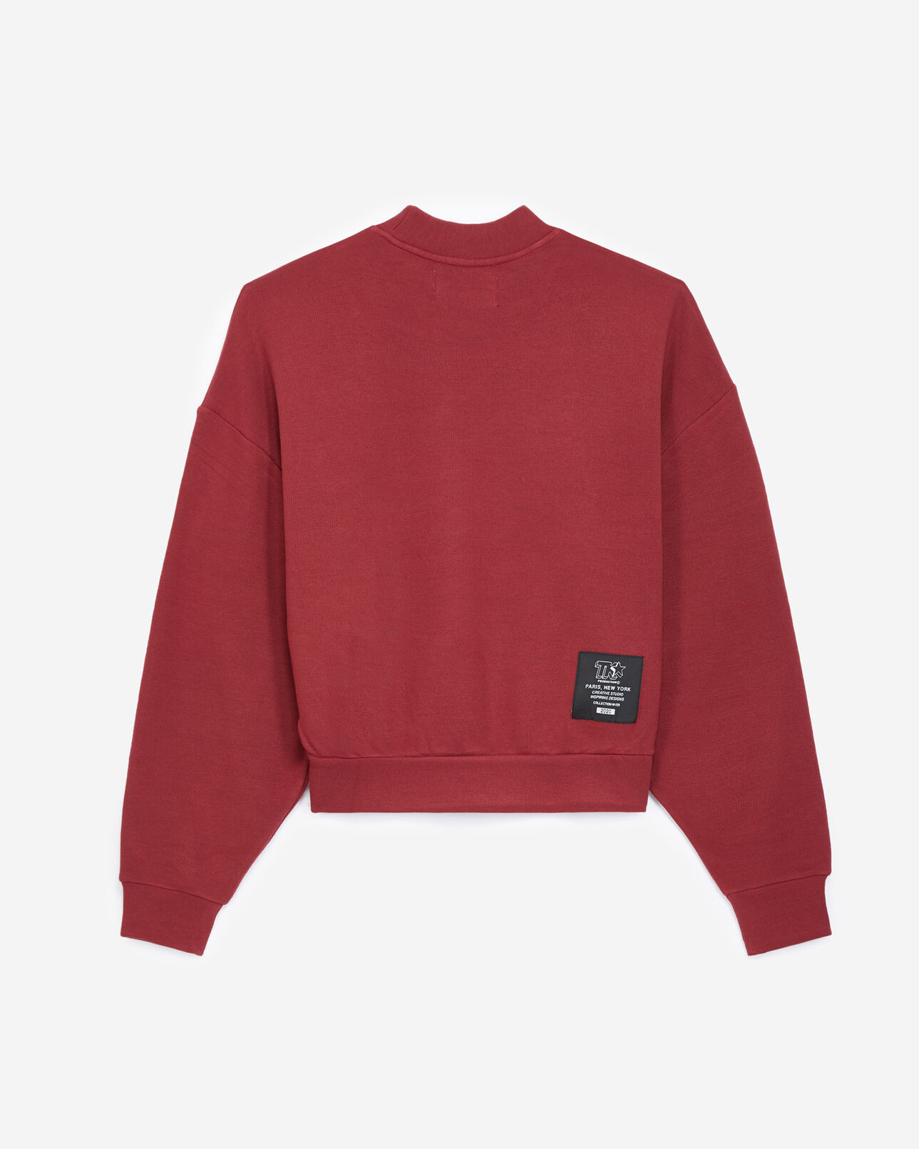 The Kooples FEMME BORDEAUX sweat bordeaux brodé kooplesxsport