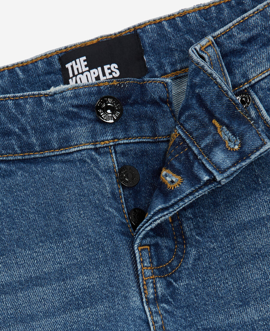 The Kooples FEMME BLUE DENIM jean bootcut bleu