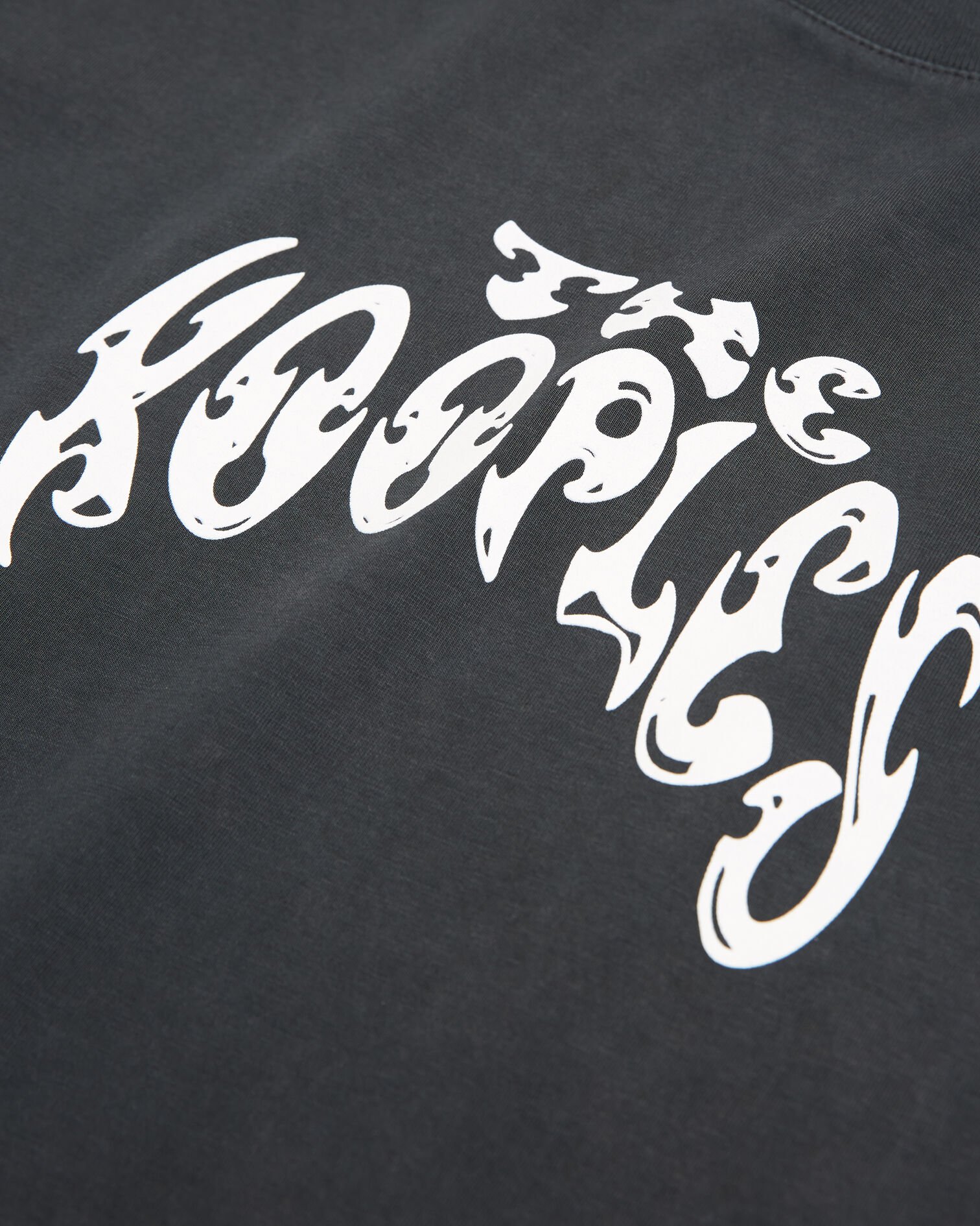 T-shirt noir coton logo rock The Kooples, BLACK WASHED, hi-res image number null