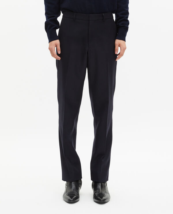 The Kooples HOMME NAVY pantalon droit marine