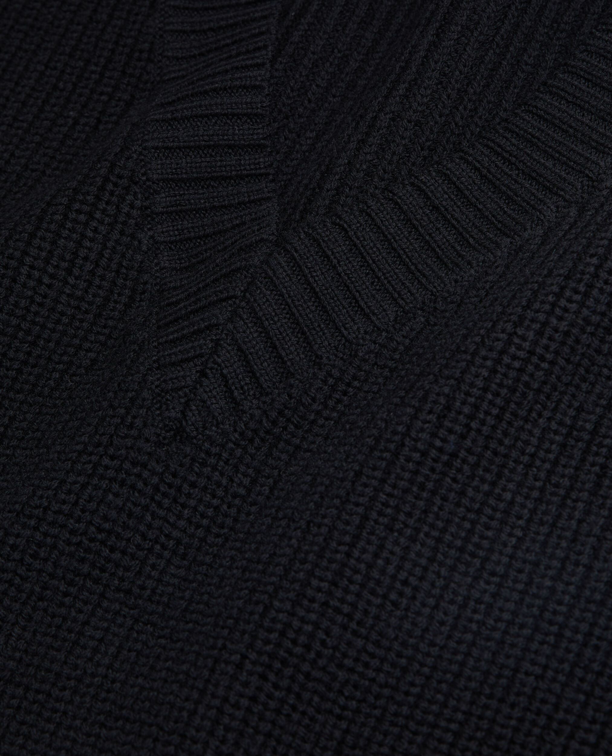 Black sleeveless wool sweater, BLACK, hi-res image number null