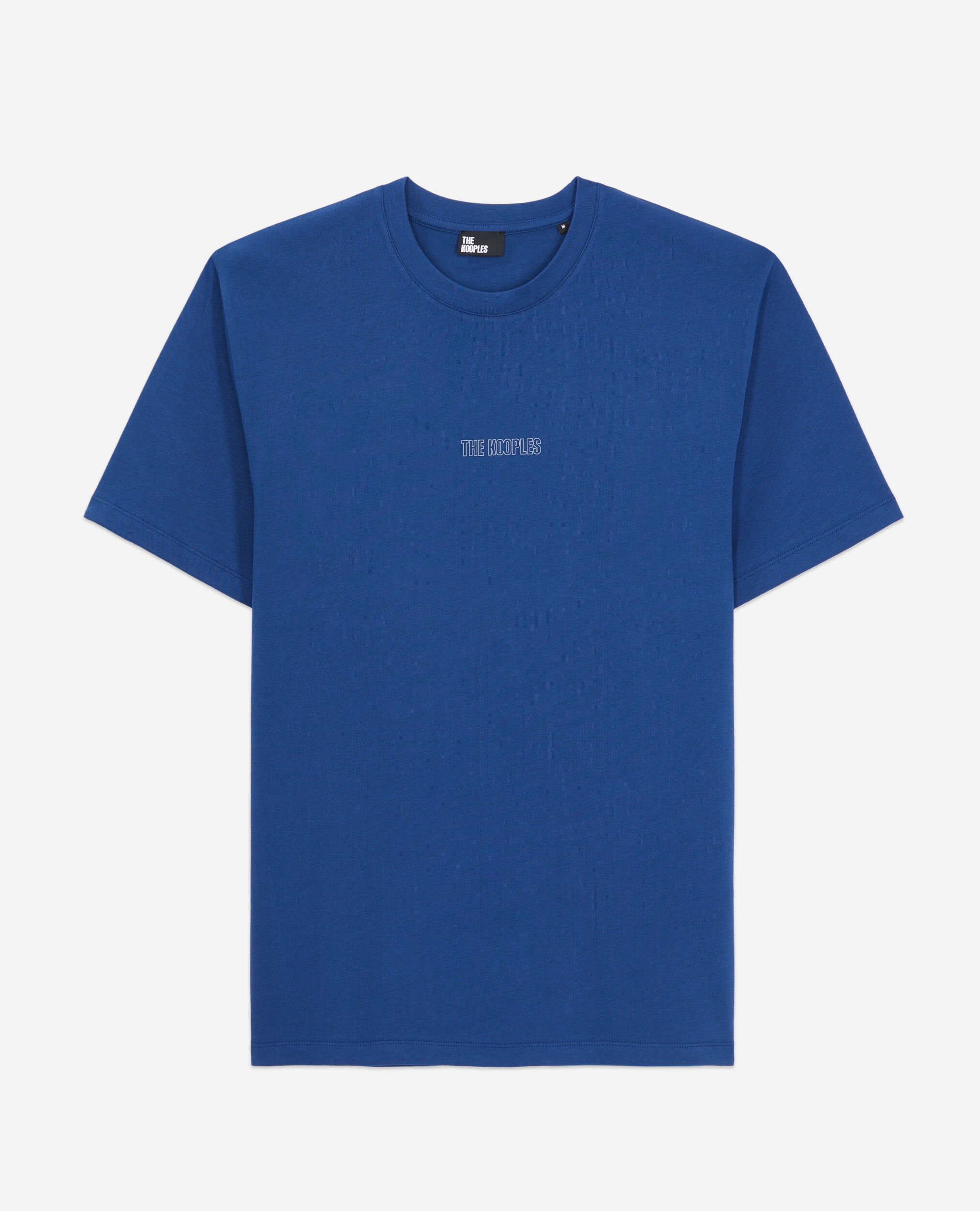 Men's bright blue logo t-shirt, ROYAL BLUE - DARK NAVY, hi-res image number null