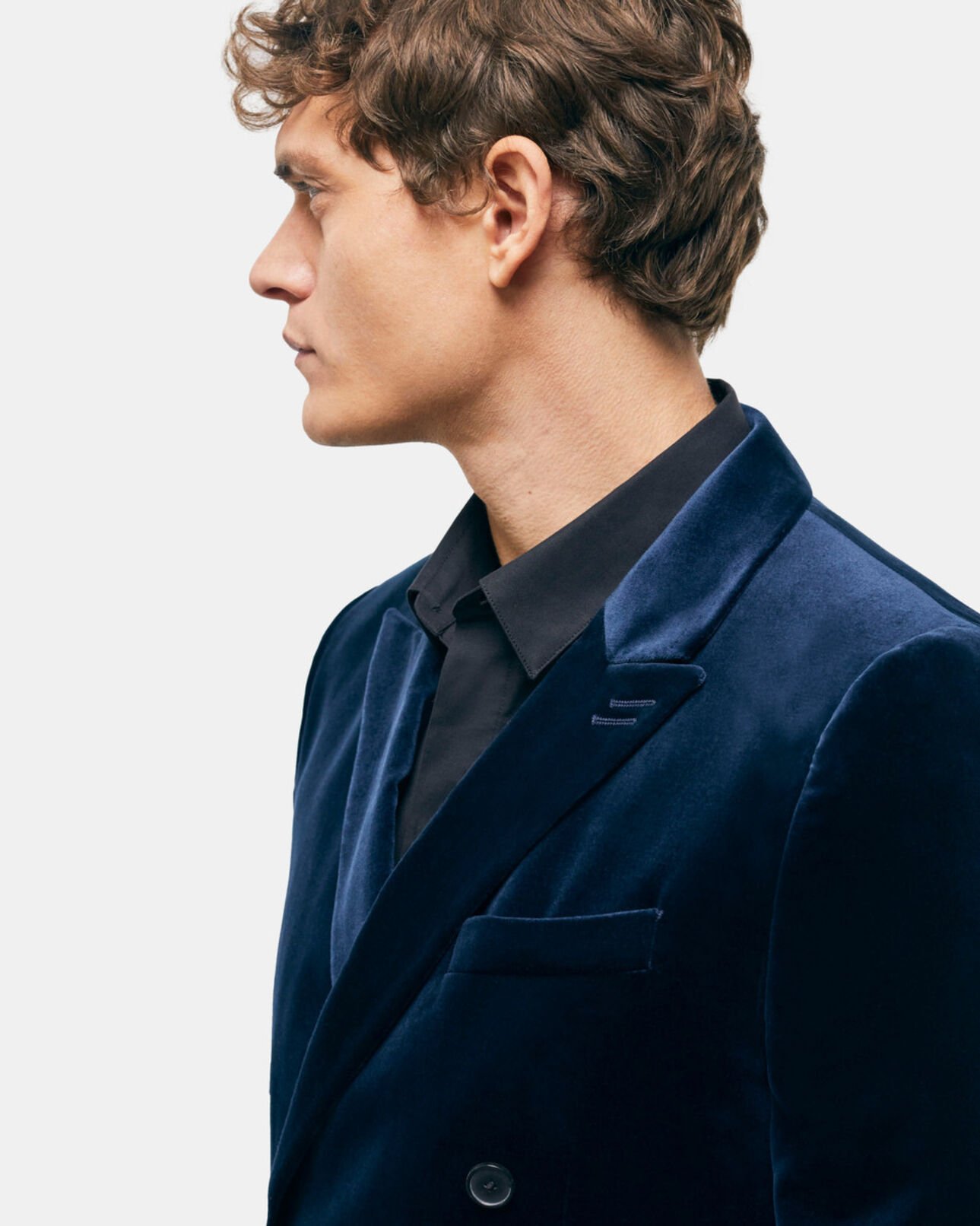 The Kooples HERREN NAVY marineblaue anzugjacke