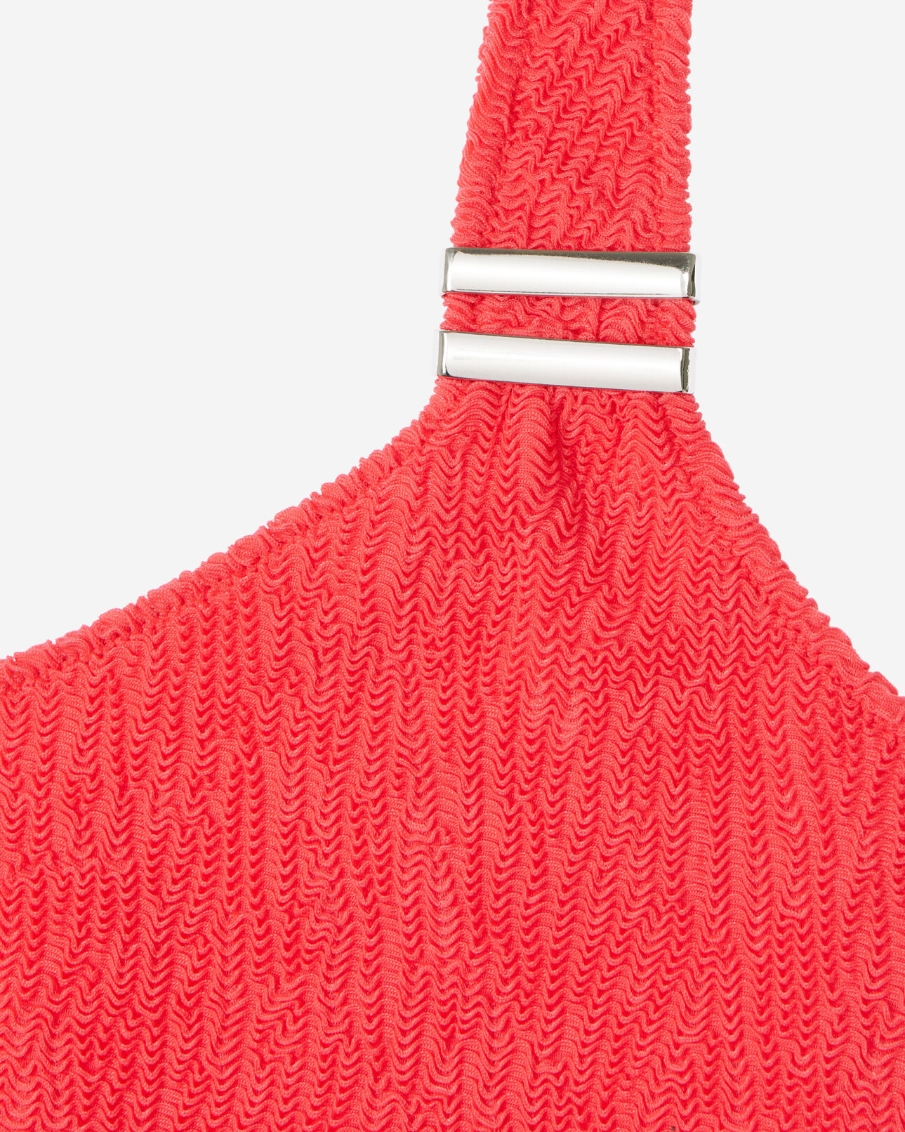 The Kooples F RED the kooples x luz asymmetrical swimsuit top red