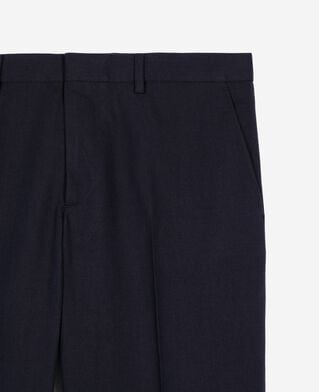 The Kooples HOMME NAVY pantalon de costume droit bleu marine