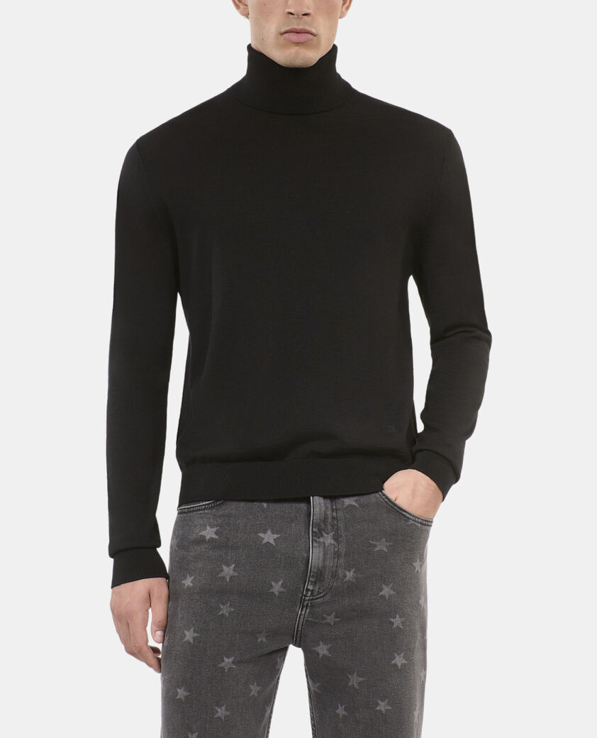 The Kooples MEN BLACK black wool sweater