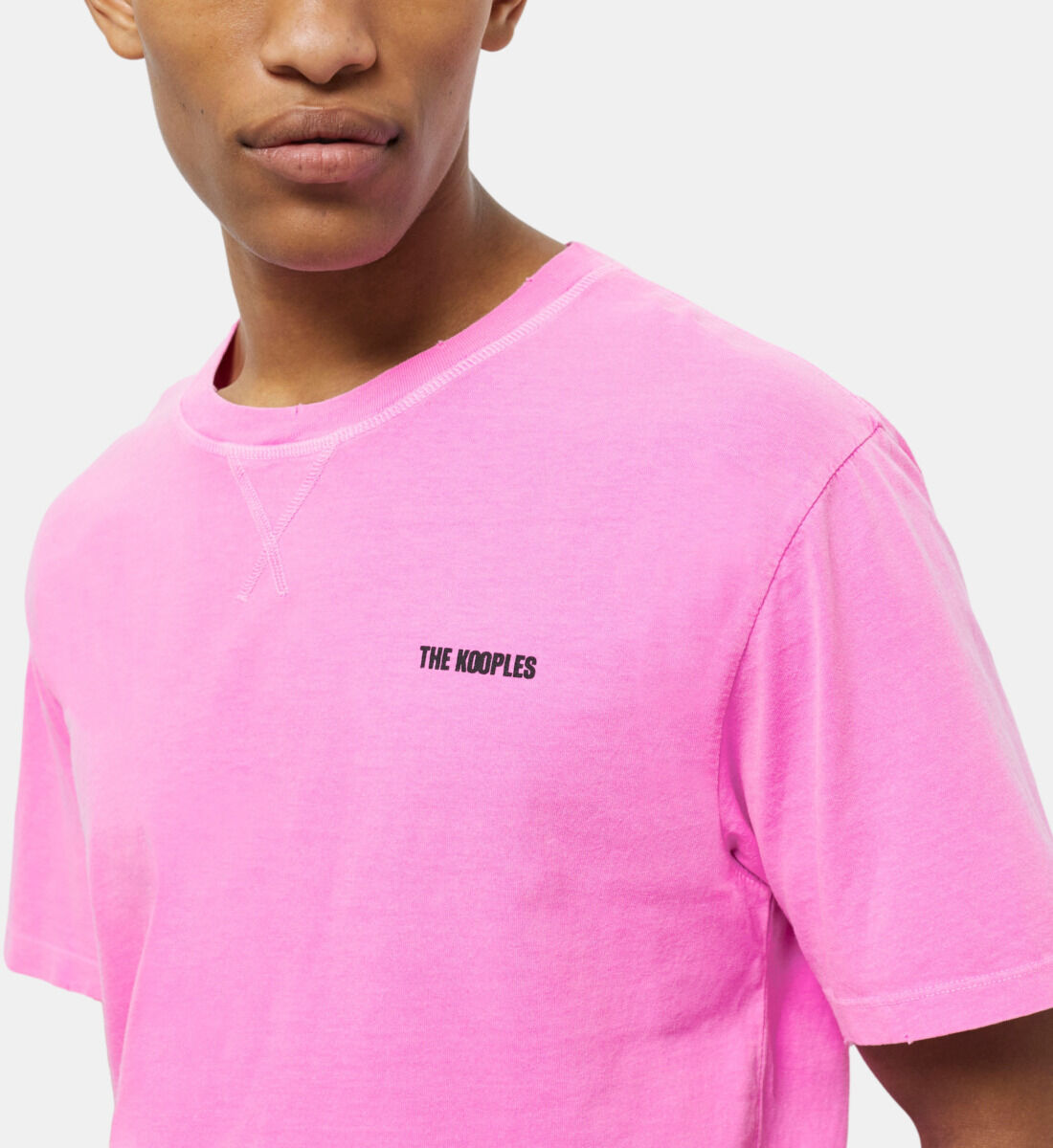 T shirt rose fluo homme deals