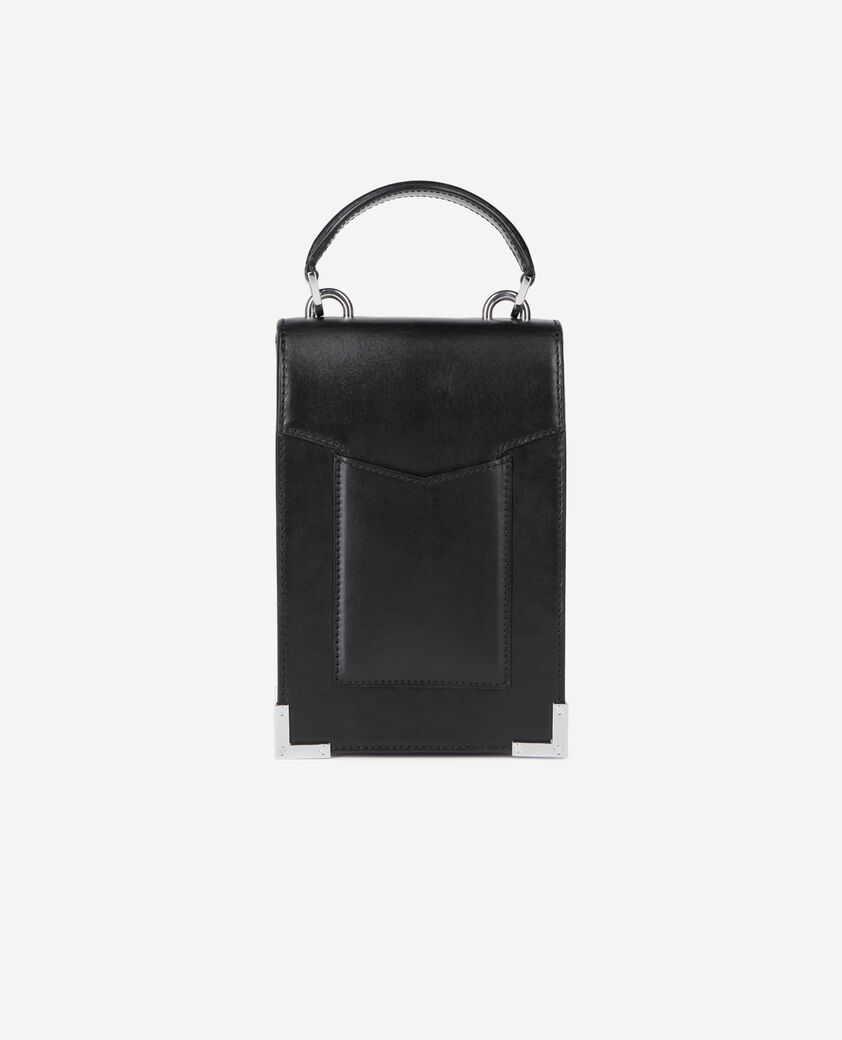 The Kooples FEMME BLACK sac emily reporter en cuir noir
