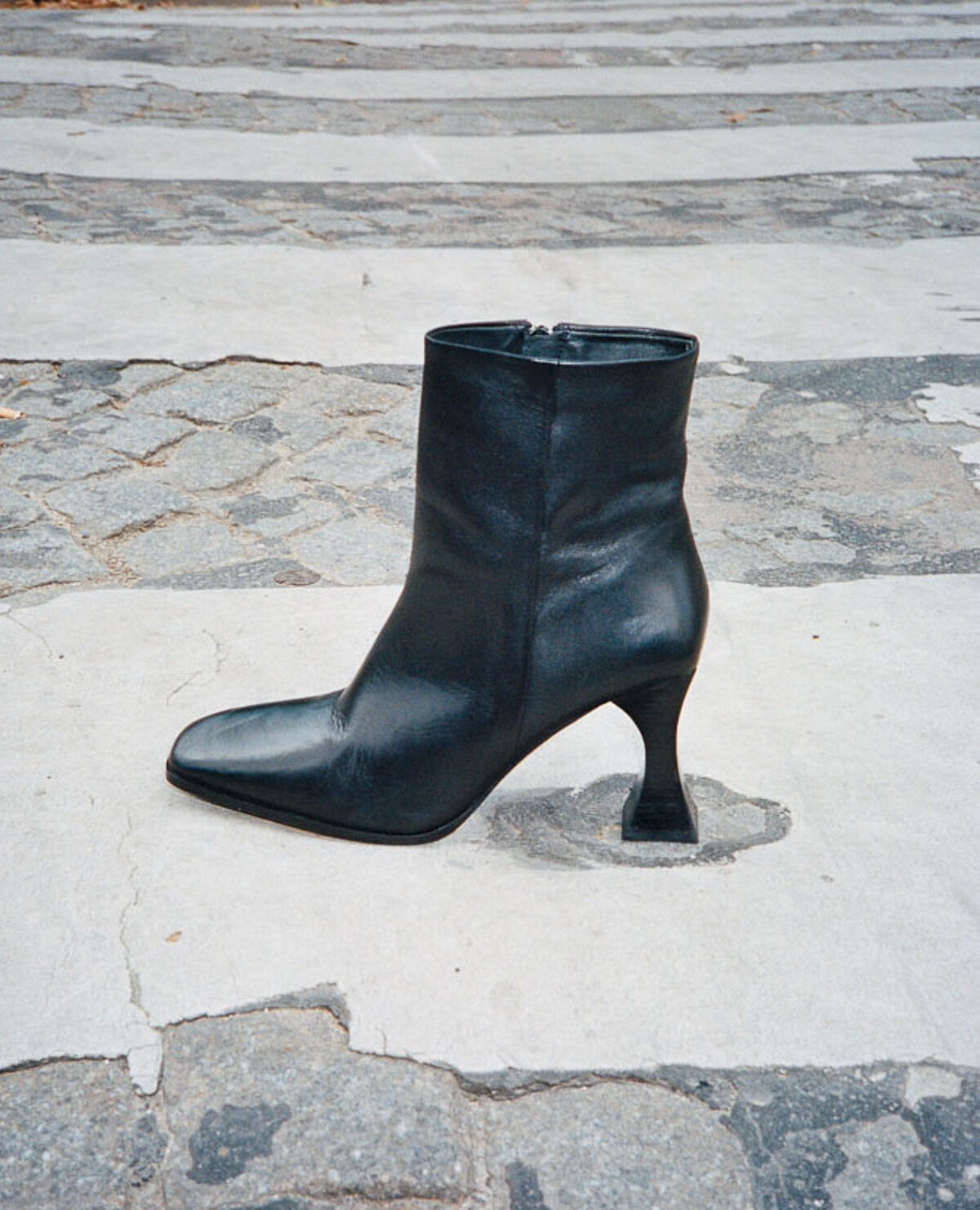 Celine square top toe boots