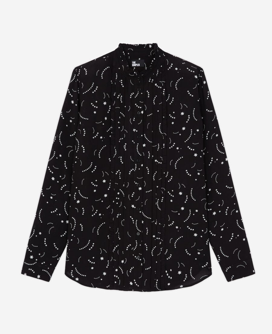 The Kooples FEMME BLACK WHITE chemise imprimée