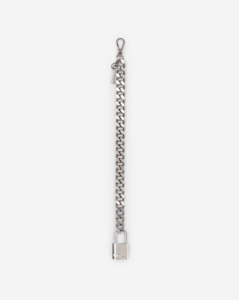 The Kooples FEMME SILVER bijou de sac chaîne cadenas et clé argenté