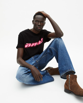 What Is neon black T-shirt