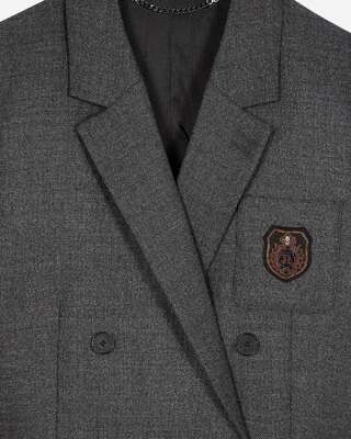 Dark grey suit jacket