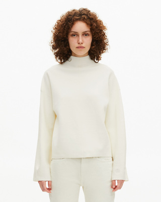 Ecru turtleneck sweater