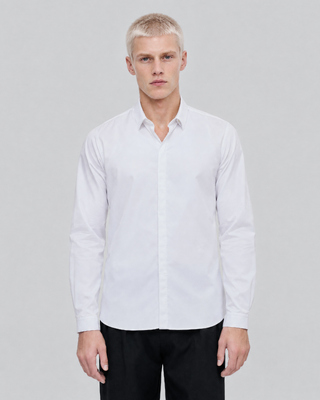 Classic white collar shirt