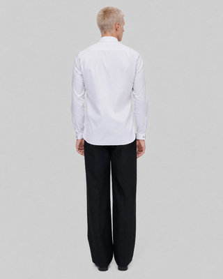 Classic white collar shirt