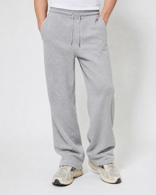 Pantalones de ch&aacute;ndal rectos grises