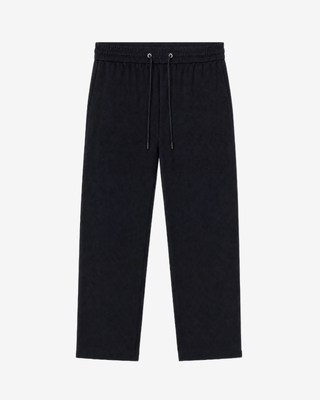 Pantal&oacute;n recto de lana negro