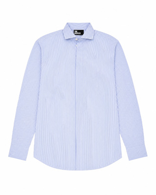 Camisa a rayas azules