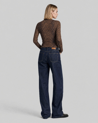 Camiseta con estampado de leopardo