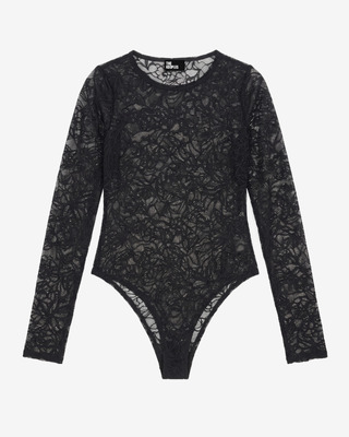 Body de encaje negro