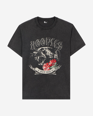 Camiseta con serigraf&iacute;a negra