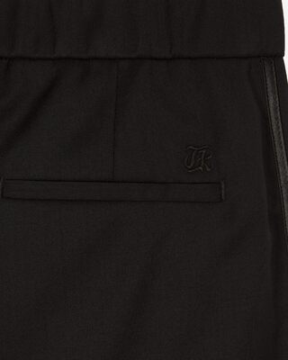 Pantalones cortos de lana negra