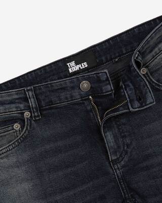 Jean slim bleu fonc&eacute;