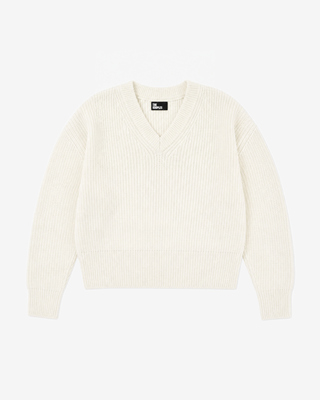 Pull en laine m&eacute;rinos &eacute;cru