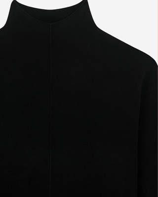 Pull col chemin&eacute;e noir