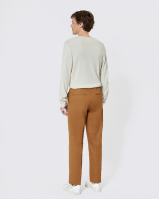 Pantalon chino bronze