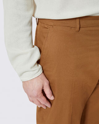 Pantalon chino bronze