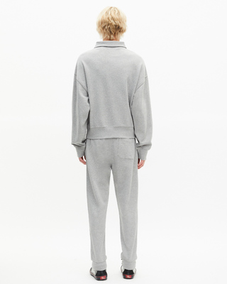 Sweatshirt col camionneur gris