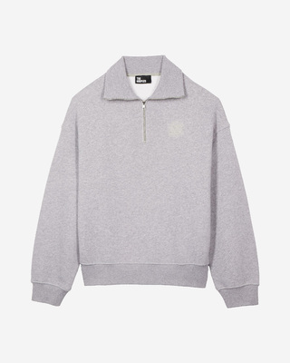 Sweatshirt col camionneur gris