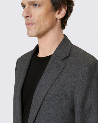 Veste en laine grise