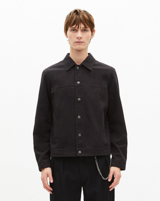 Blouson &agrave; broderie noir