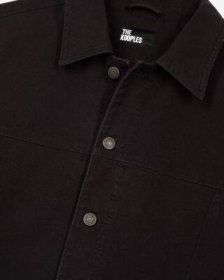 Blouson &agrave; broderie noir
