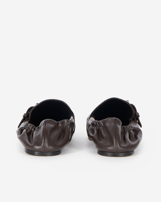 Mocassins en cuir marron