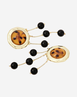 Boucles d'oreilles dor&eacute;e