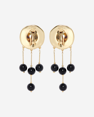 Boucles d'oreilles dor&eacute;e