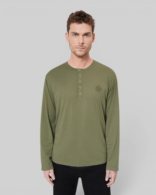 T-shirt manches longues vert