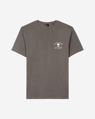 T-shirt avec s&eacute;rigraphie Skull gris