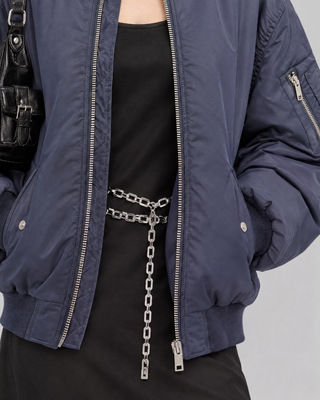 Navy bomber jacket