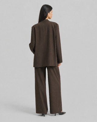 Brown wool blazer