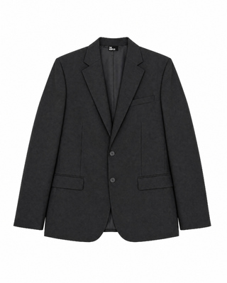 Black wool suit jacket