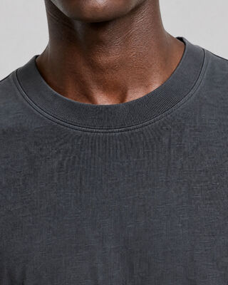 Black T-shirt with car screen print