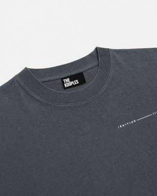 Black T-shirt with car screen print
